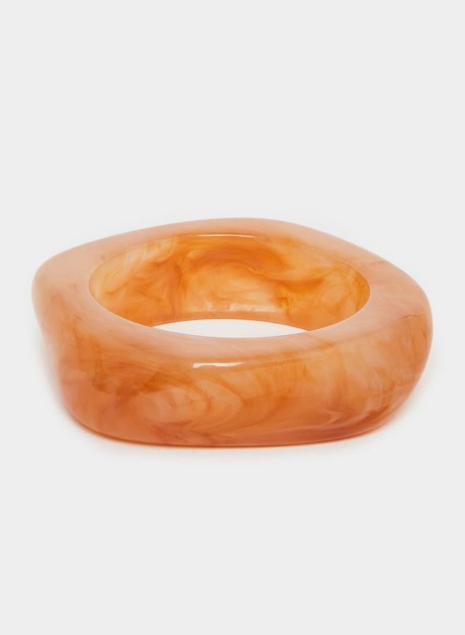 Styli Amber Resin Bangle Bracelet - Image 2